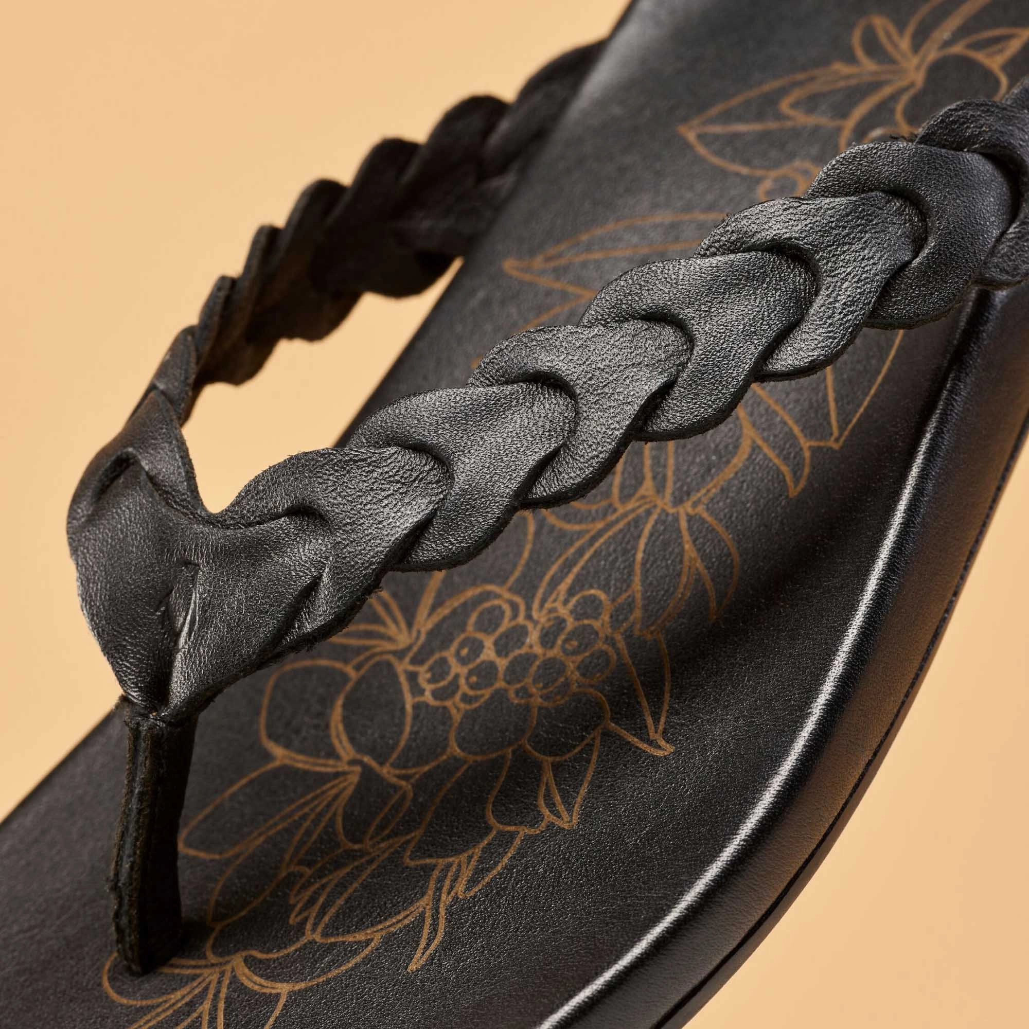 Clarks Cloud Steppers Flip Flops Lei - Lava Rock