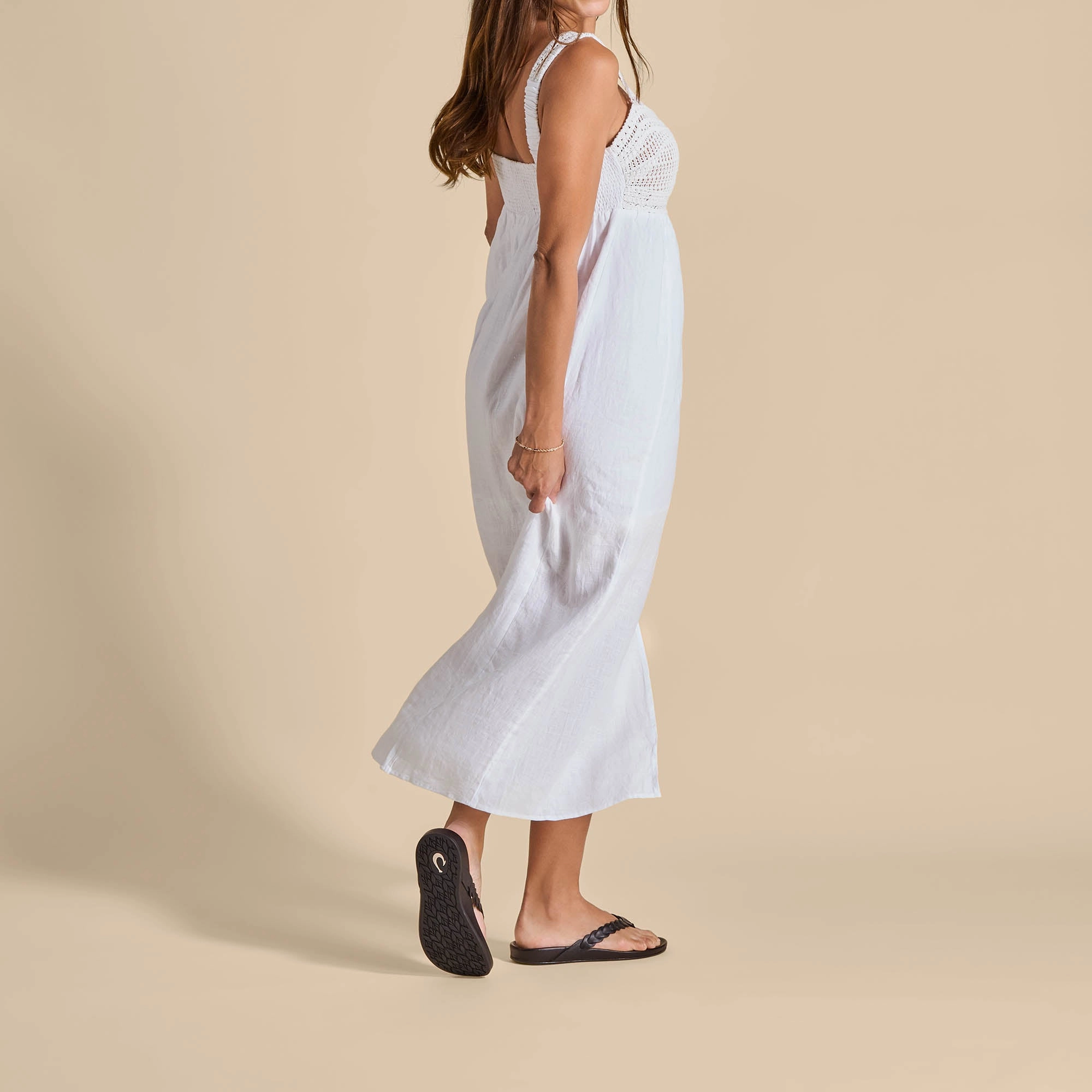 Lei - Lava Rock Comfortable Flip Flops With Support