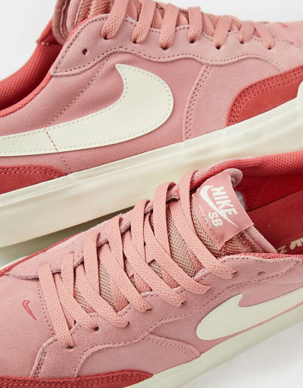 Nike SB Zoom Pogo Plus Skate Shoes - Red Stardust/Coconut Milk-Adobe-Coconut Milk Nike Shoes Air Max Sneaker