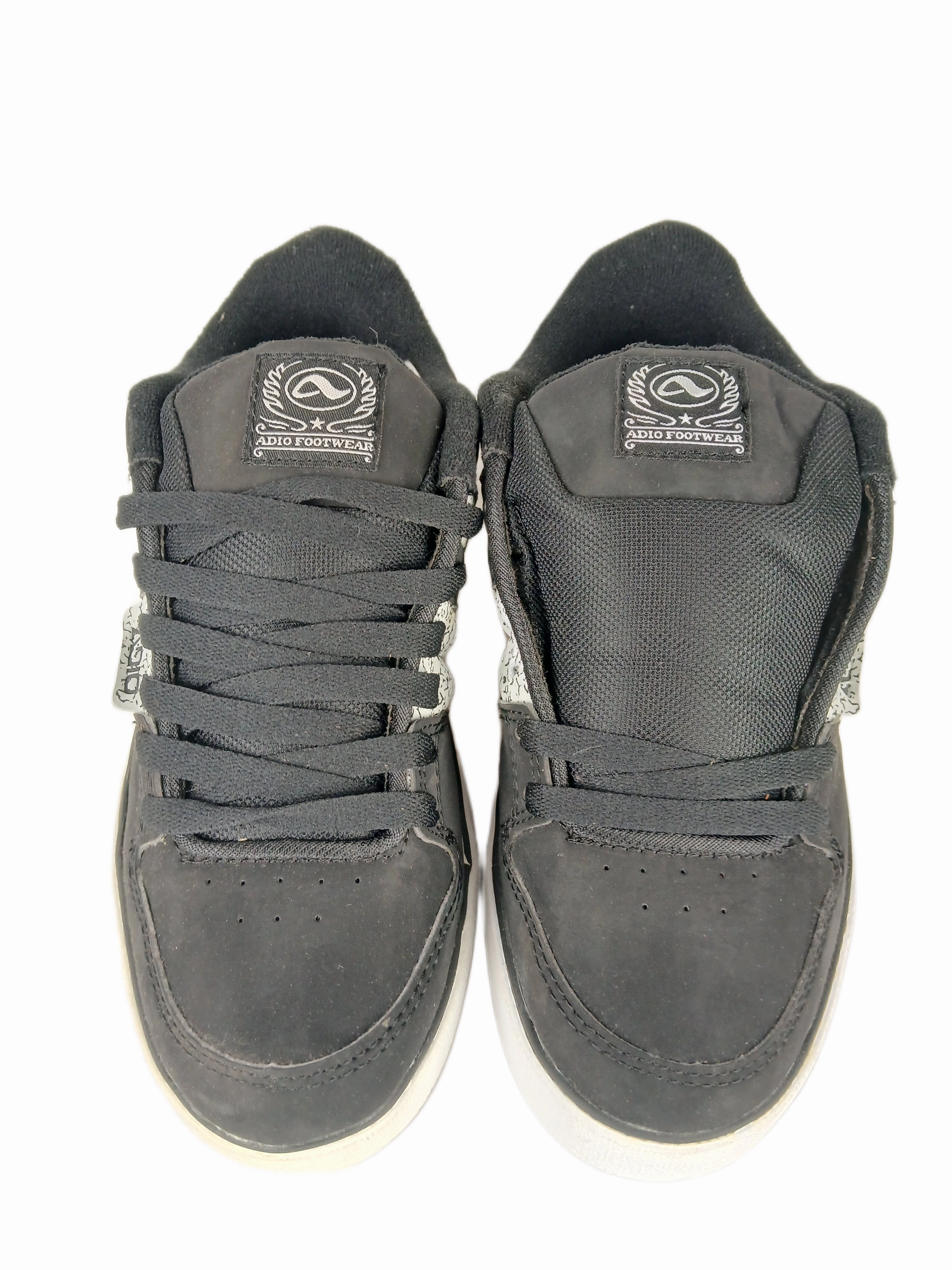 Nike Shoes For Athletics Adio Shaun White SL Black Gray White US Mens Size 8 Vintage Sample Shoes