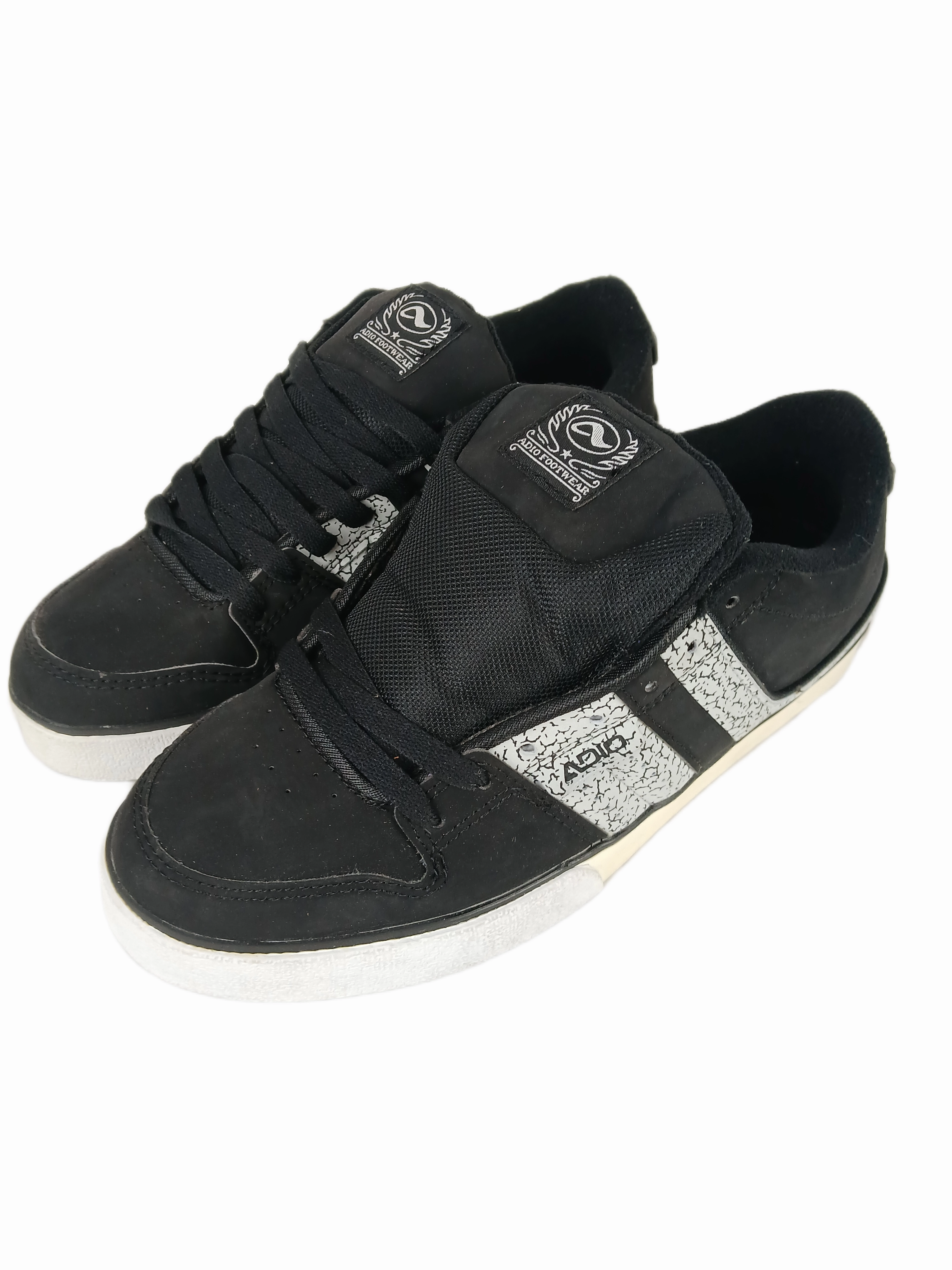 Nike Tiger Woods Golf Shoe Adio Shaun White SL Black Gray White US Mens Size 8 Vintage Sample Shoes