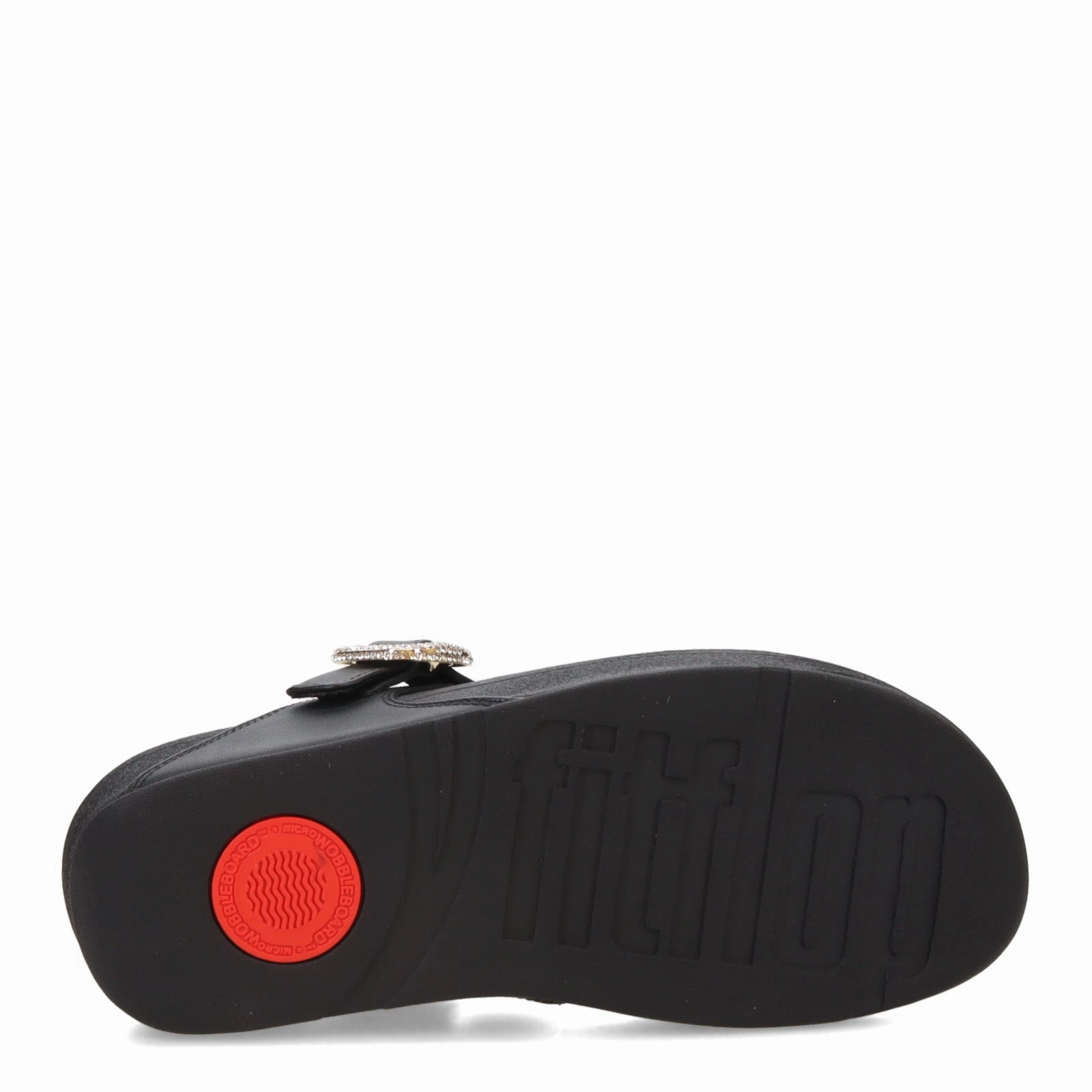 Women's FitFlop, Lulu Crystal Buckle Thong Sandal Baitfish Flip Flops