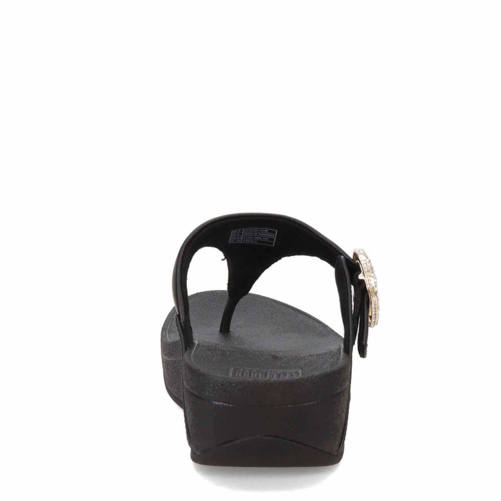 Leather Flip Flops Size 11 Women's FitFlop, Lulu Crystal Buckle Thong Sandal