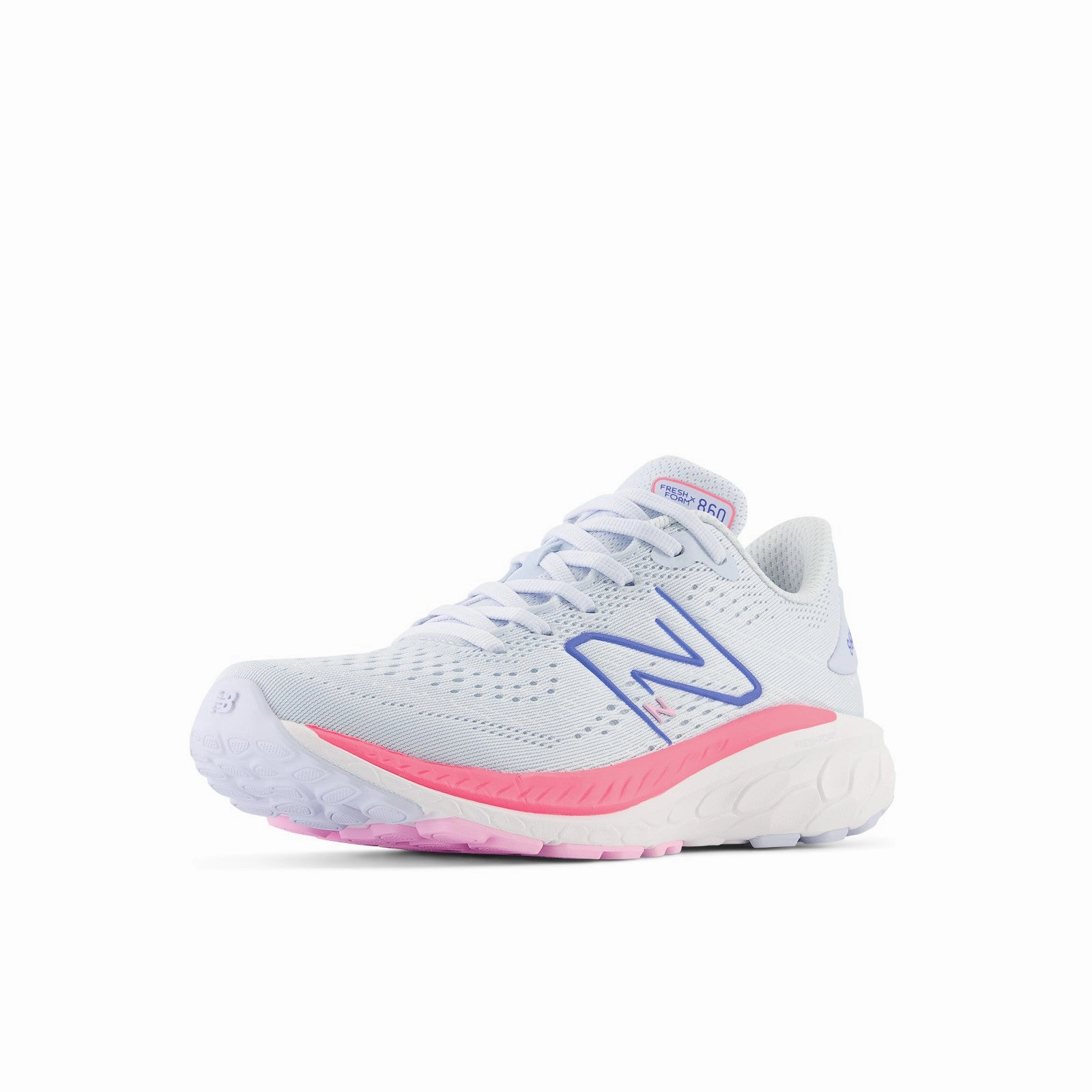 Kids Fresh Foam X 860 v13 (P - Moon Dust/Neon Pink) Running Shoes For Winter Running