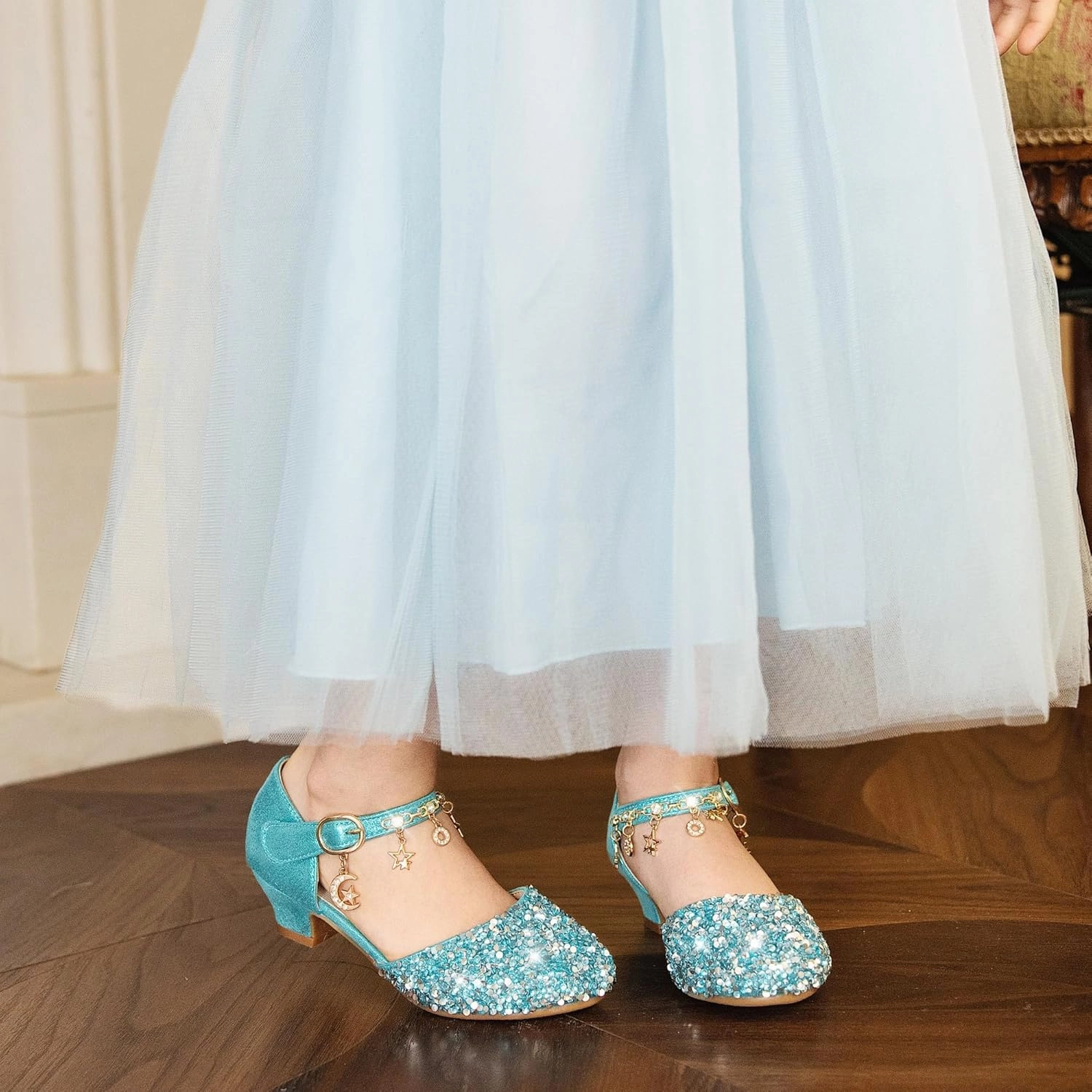 Asics Gel Shoes For Walking Furdeour Girls Dress Shoes Princess Crystal High Heels Closed Toe Party Wedding Flower Girls Shoes Toddler Little Big Kid