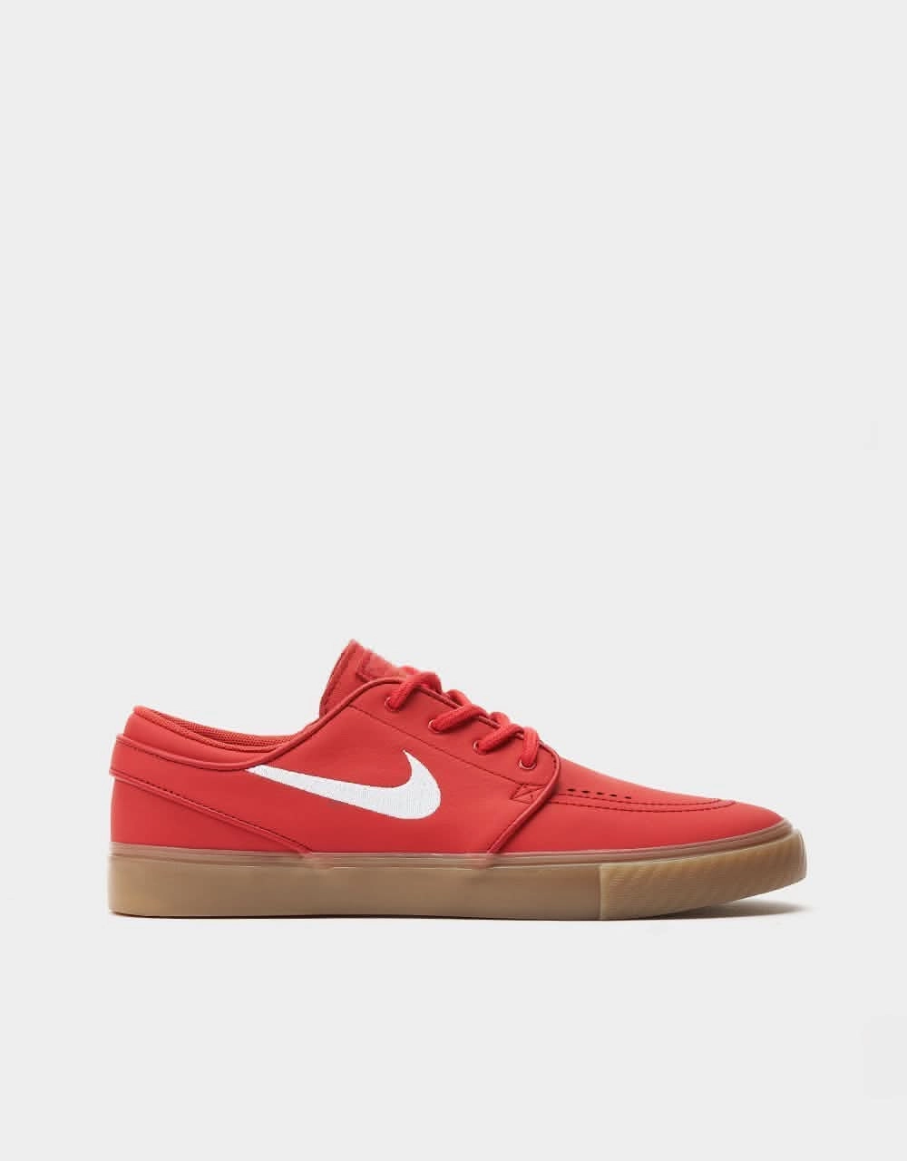 Nike SB Zoom Janoski ISO Skate Shoes - Unviversity Red/White-Universiy Red-Gum Lt Brown Nike Shoes With Mesh