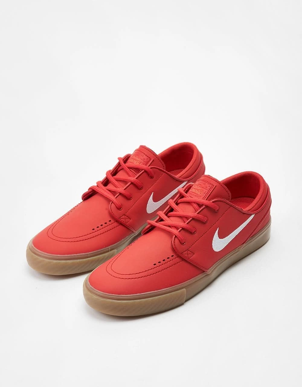 Nike Store Kobe Shoes Nike SB Zoom Janoski ISO Skate Shoes - Unviversity Red/White-Universiy Red-Gum Lt Brown