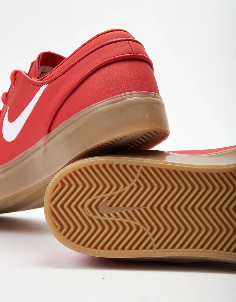 Nike SB Zoom Janoski ISO Skate Shoes - Unviversity Red/White-Universiy Red-Gum Lt Brown Nike Shoes Kyrie