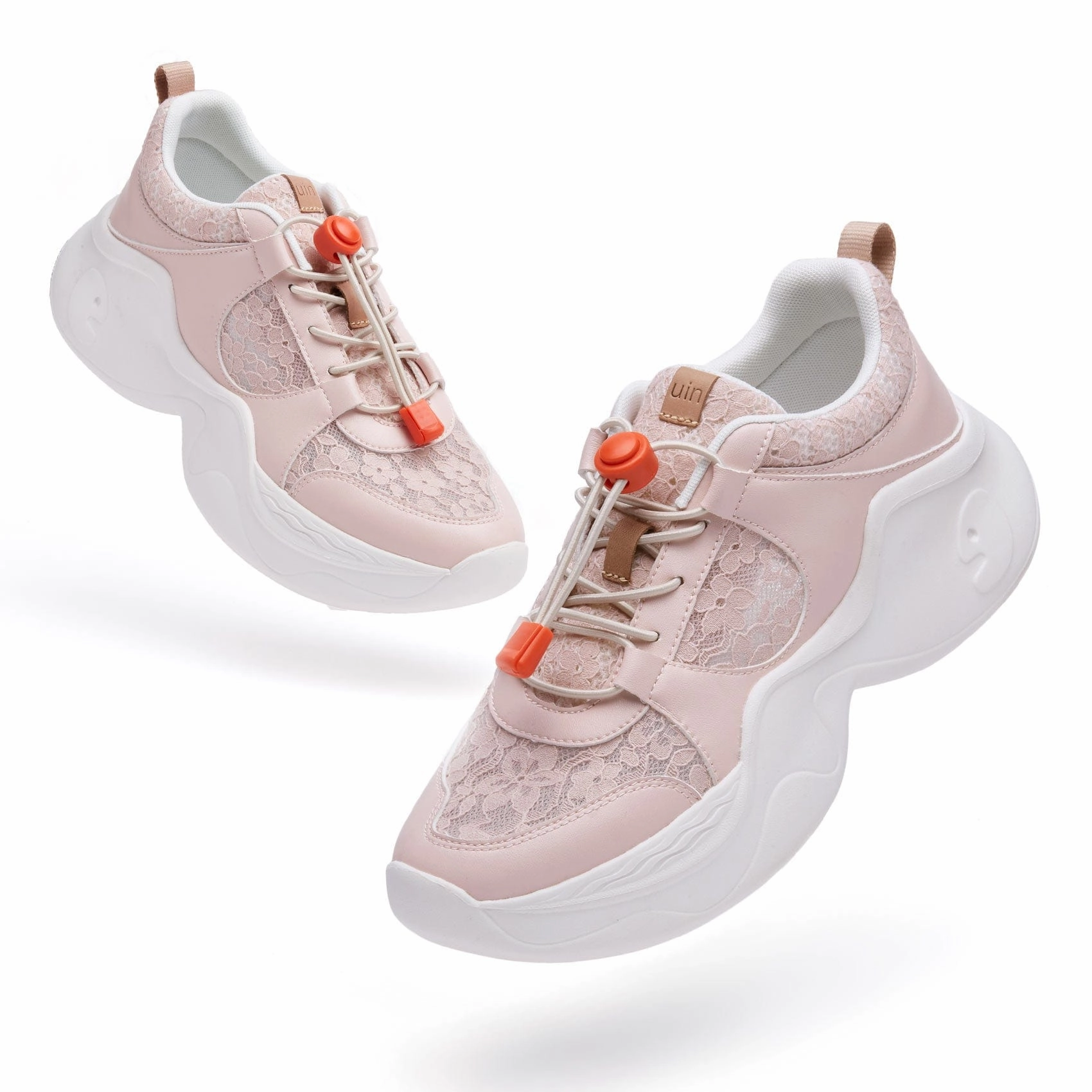 Best Badminton Non Marking Shoes Pink Lace Palma I Women
