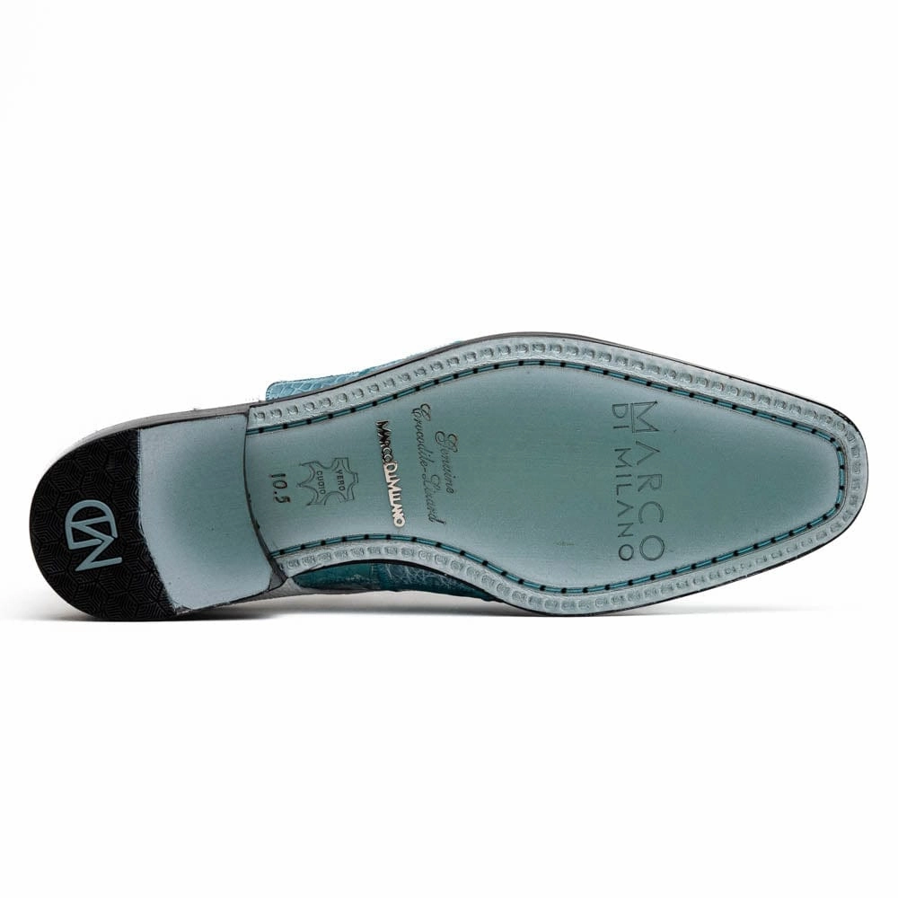 Sherbrooke Brogue Oxford Pissa Aqua/White