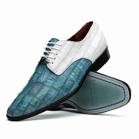 Pissa Aqua/White 5.e Brogues