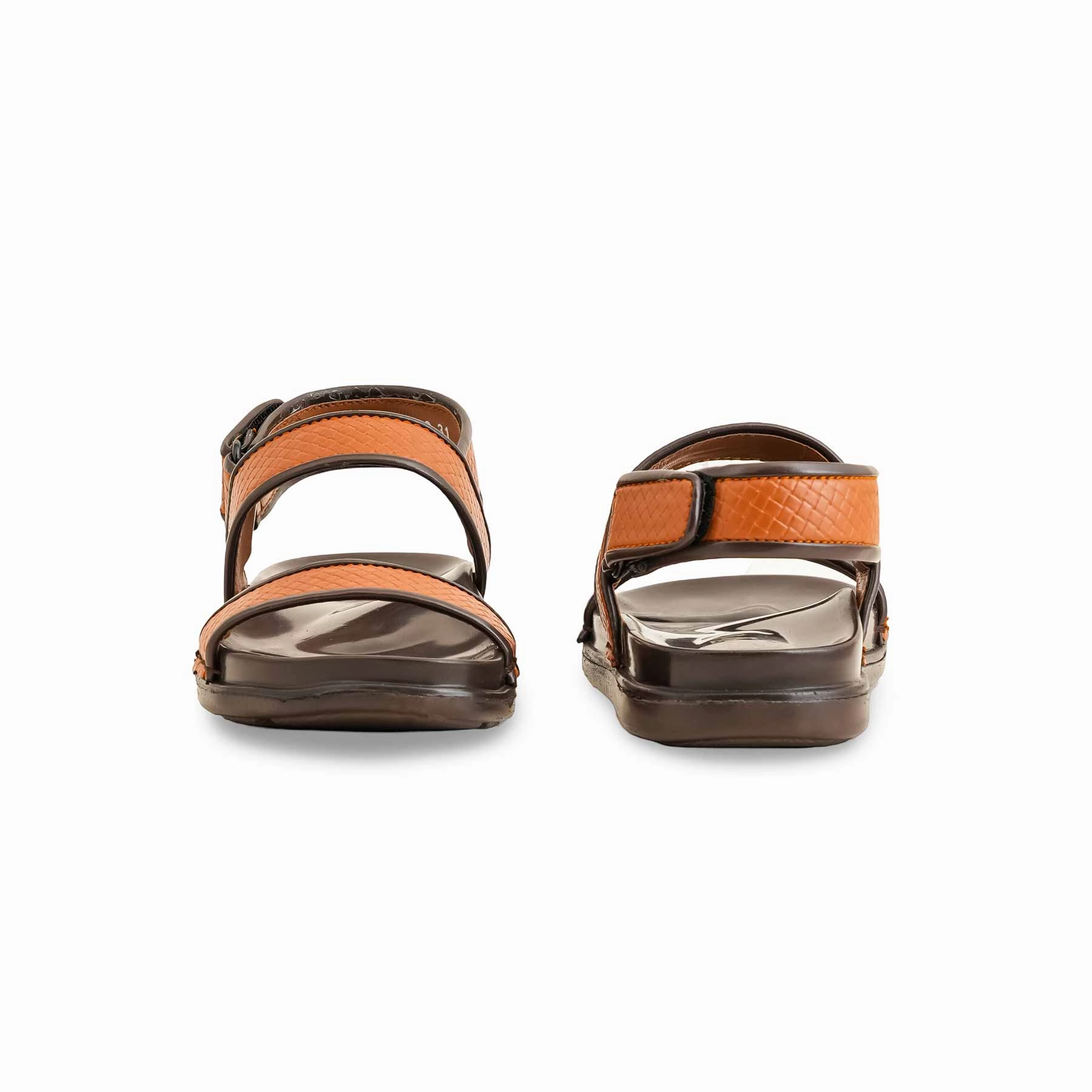 Comfiest Sandals For Walking Boys Mustard Formal Sandal KD9989