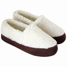Doc Slippers Polar Feet Kids' Perfect Mocs White Berber