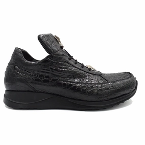 Mauri 8900 Black Alligator Casuals Pu Brogues