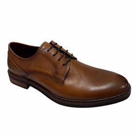 Escape Mens Shoe Stellar Chestnut Low Heel Oxford Pump