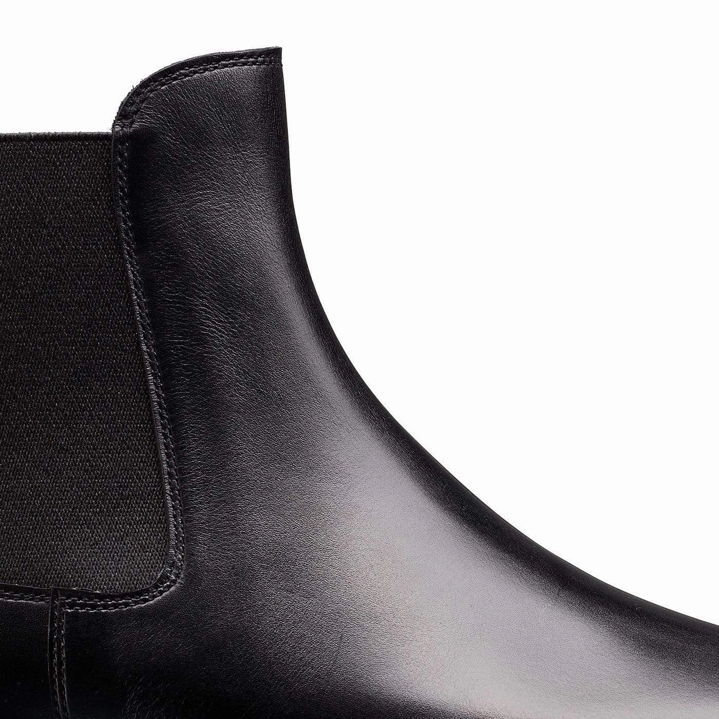 Irish Chelsea Boots Poppy Black Calf