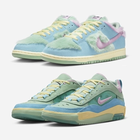 Nike SB - Dunk Low Pro & Air Max Ishod Shoes - VERDY Nike Comfort Footbed Tennis Shoes