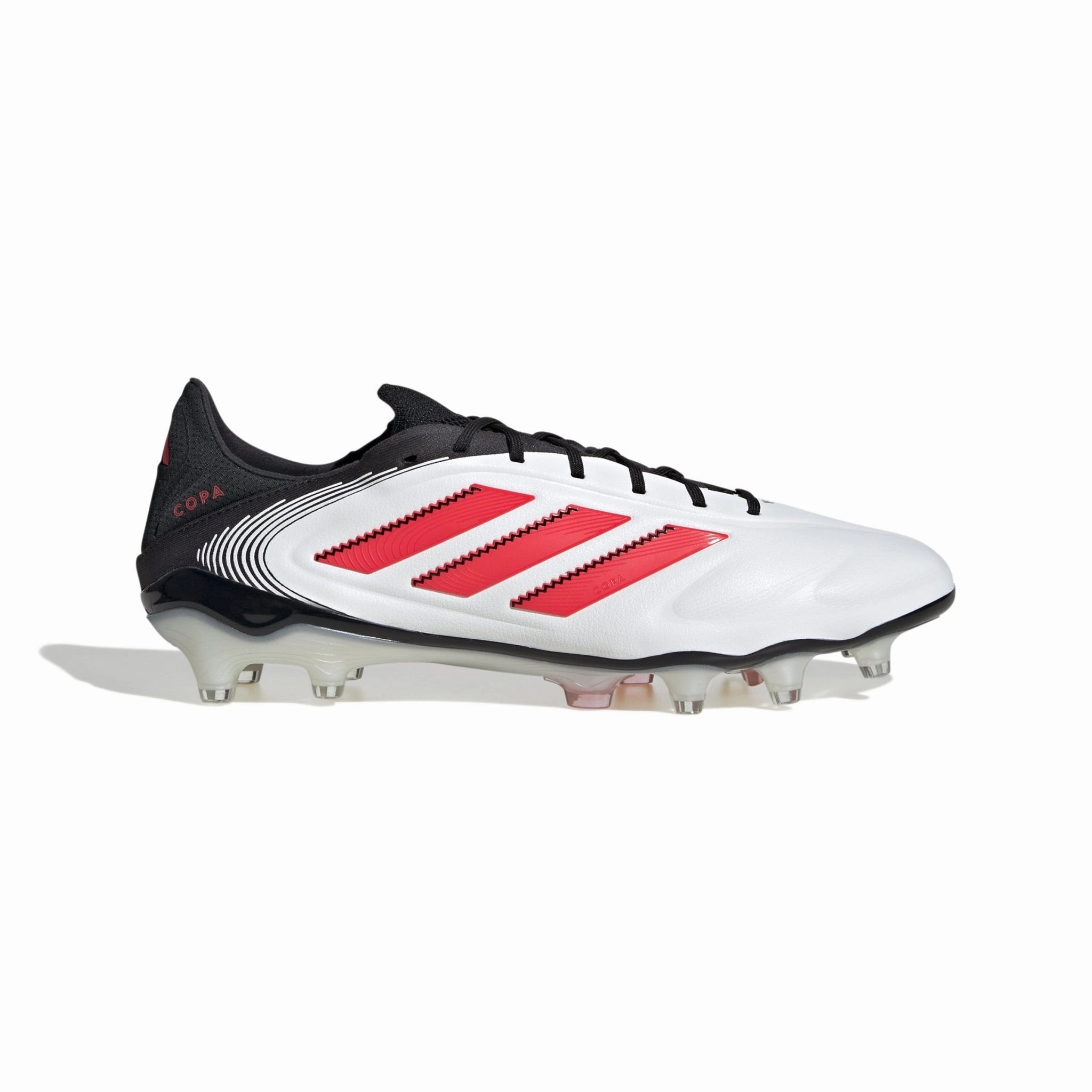 adidas Copa Pure 3 Elite FG Firm Ground Boots White/Red X Speedportal Messi .1 Fg Soccer Cleats