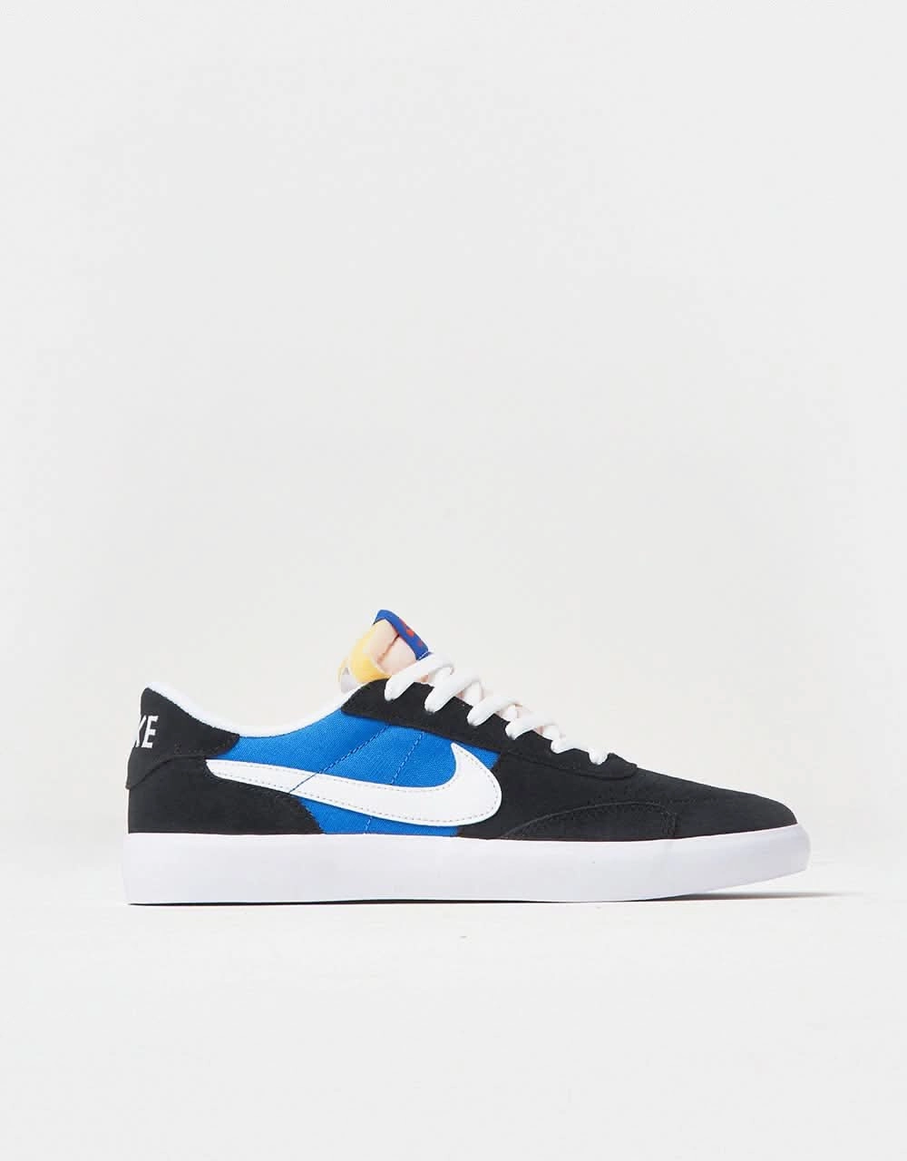 Nike SB Heritage Vulc Skate Shoes - Black/White-Signal Blue-Safety Orange-Black Nike Jordan Shoes Store