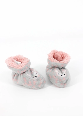 Kids Girl's Graphic Embroidered Slippers,Grey/Pink Falls Creek Slippers