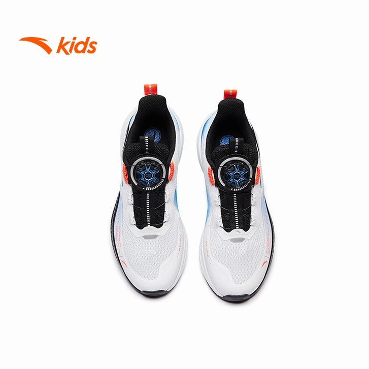 anta kids boys big kids running shoes -312445518U-3 (kasut larian kanak lelaki) Brown Leather Skate Shoes