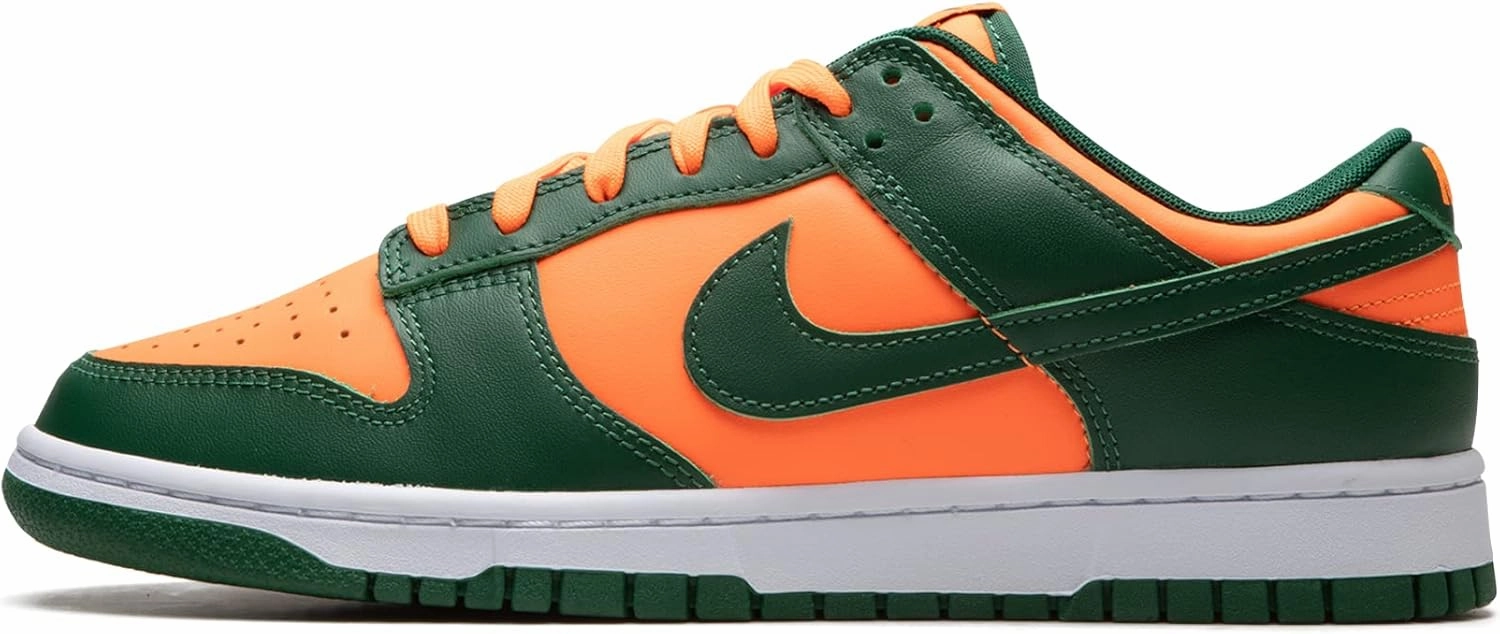 Nike Men's Dunk Low, Team Green Team Green White, 6 Most Selling Nike Shoes