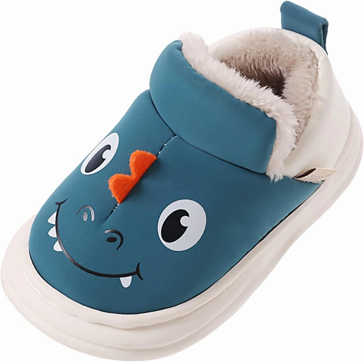 Asics Shoes For Speed Children Cotton Slippers Boys Smlie Dinosaur Bag with Cotton Shoes Household Hair Shoes Baby Middle Boys Boot Slippers