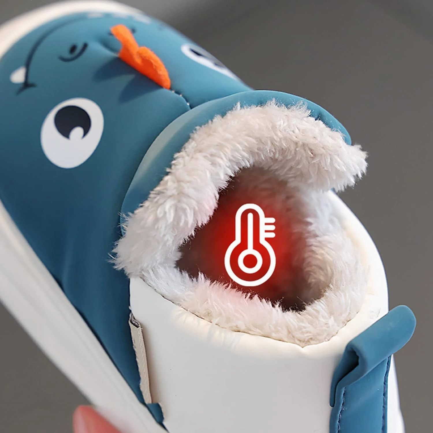 Children Cotton Slippers Boys Smlie Dinosaur Bag with Cotton Shoes Household Hair Shoes Baby Middle Boys Boot Slippers Asics Gel-flux Running Shoe