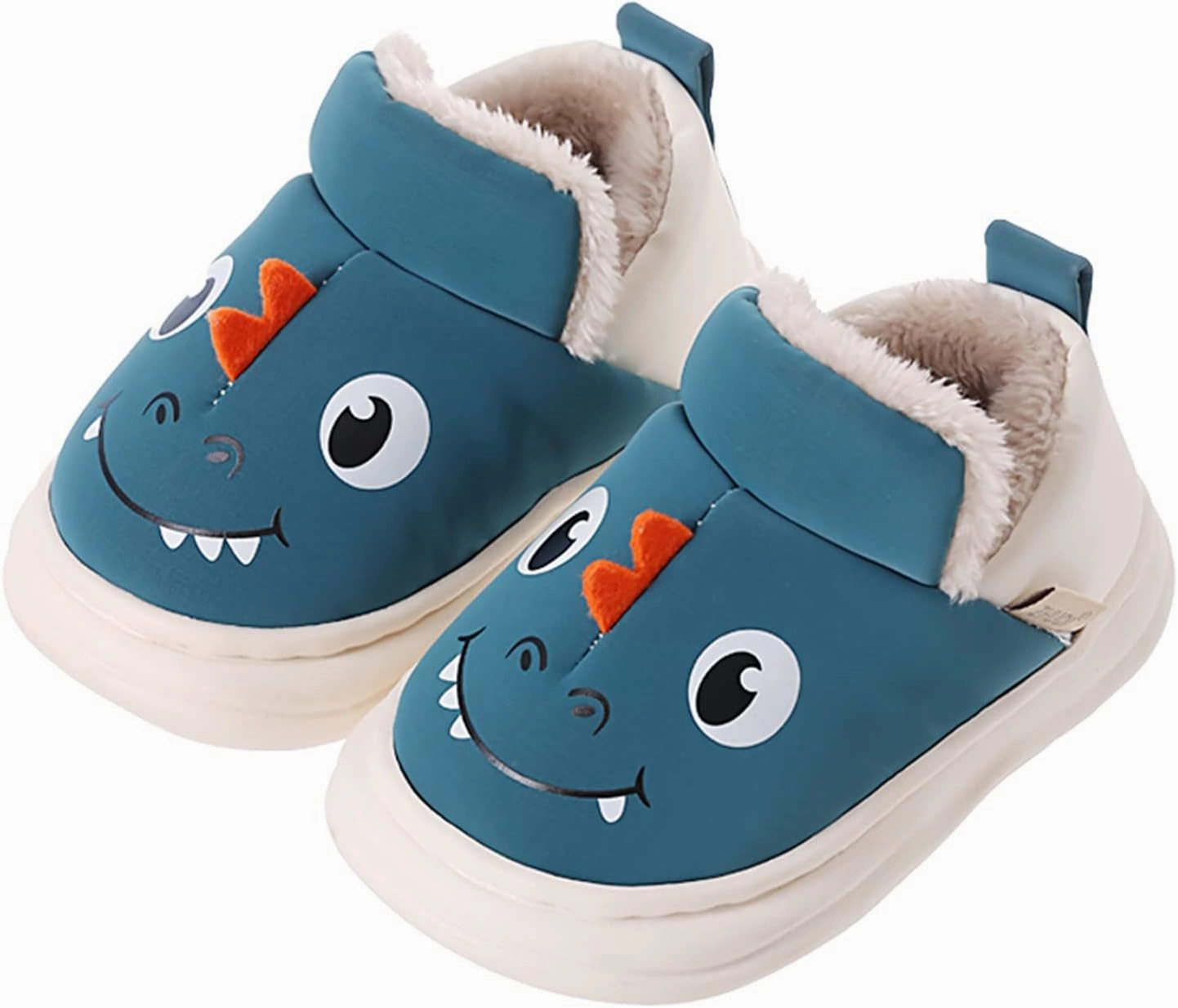 Children Cotton Slippers Boys Smlie Dinosaur Bag with Cotton Shoes Household Hair Shoes Baby Middle Boys Boot Slippers Asics Gel Renma Badminton Shoes