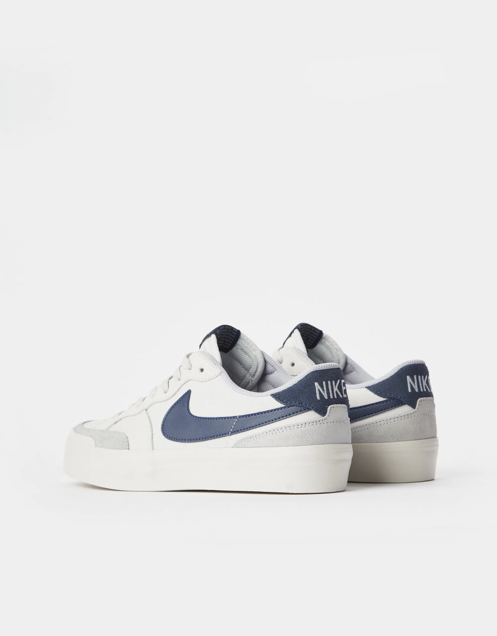 Nike SB Pogo Plus Skate Shoes - Photon Dust/Midnight Navy-Wolf Grey Nike Fly Shoes