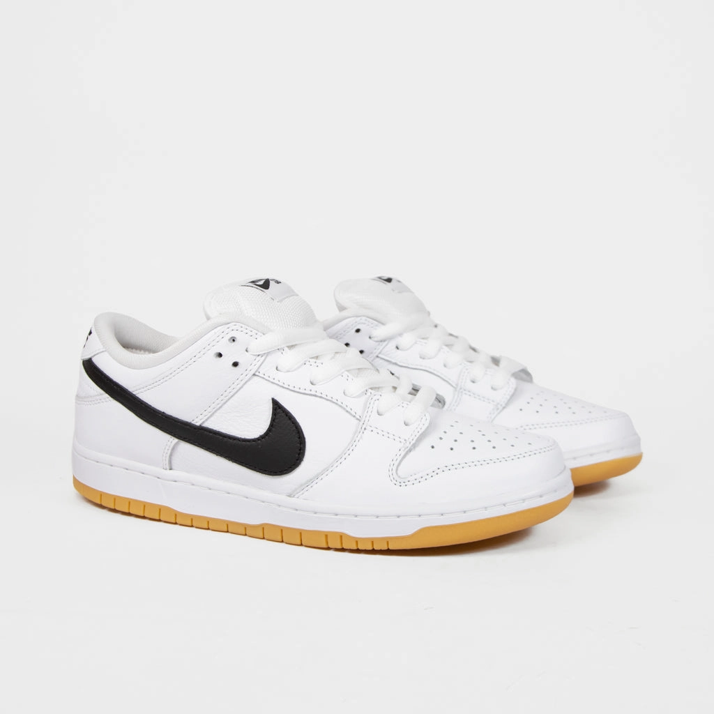 Mags Nike Shoes Nike SB - Dunk Low Pro GR Shoes - White / Black