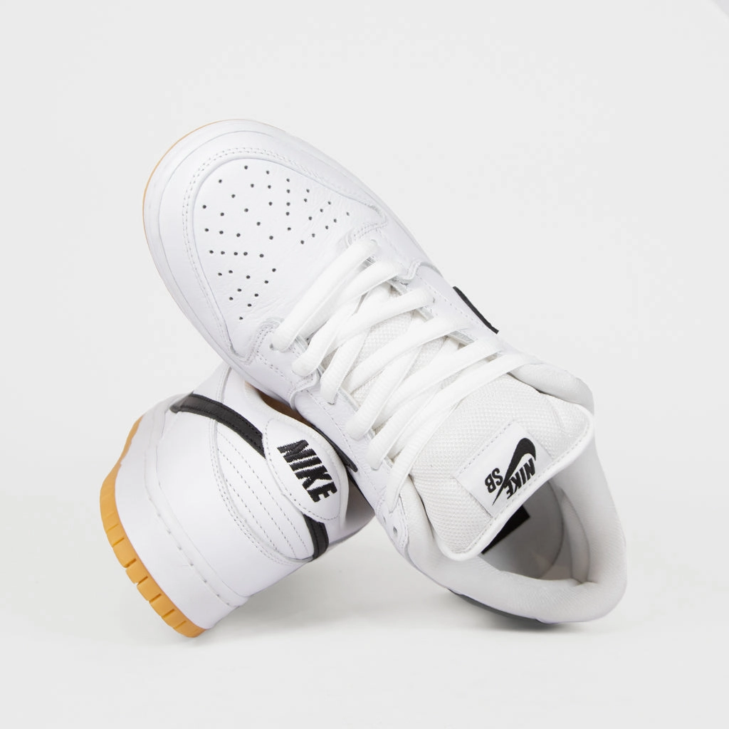 Nike SB - Dunk Low Pro GR Shoes - White / Black Nike Alpha Shoes