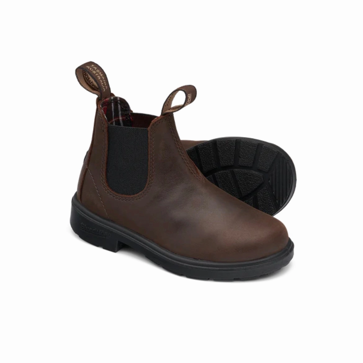 Blundstone 1468 - Kids Antique Brown Cowboy Short Boots