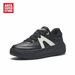 ANTA Women Skate Shoes 122438003U-2 -Black/Ivory (Kasut Kasual Perempuan) Adios Skate