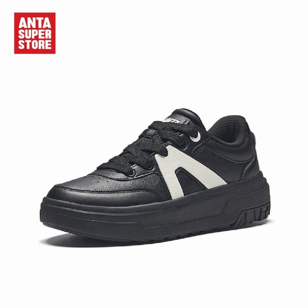 ANTA Women Skate Shoes 122438003U-2 -Black/Ivory (Kasut Kasual Perempuan) Revive Skate