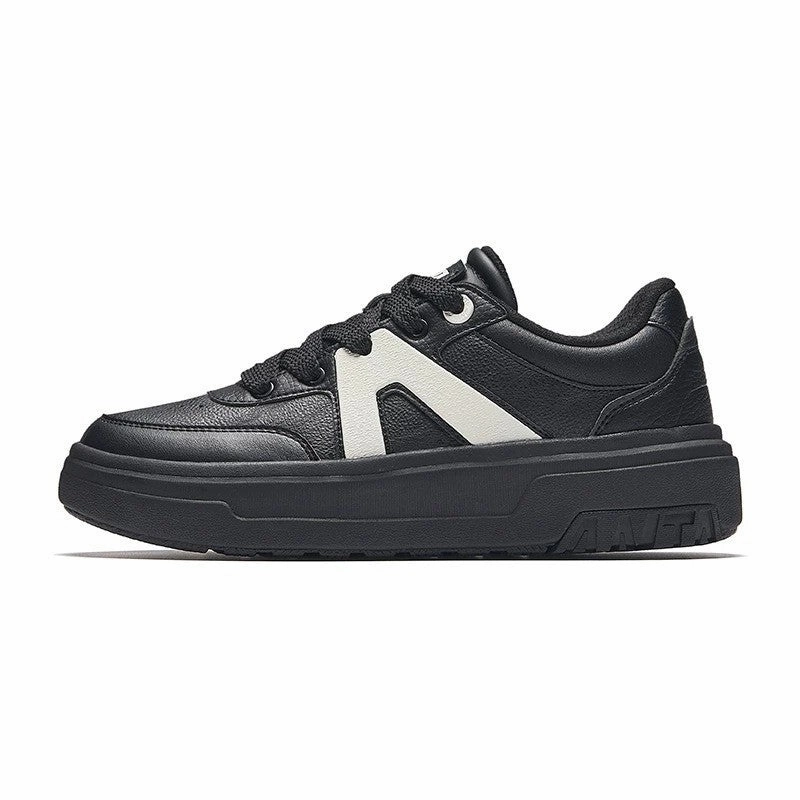 Discontinued Skate ANTA Women Skate Shoes 122438003U-2 -Black/Ivory (Kasut Kasual Perempuan)