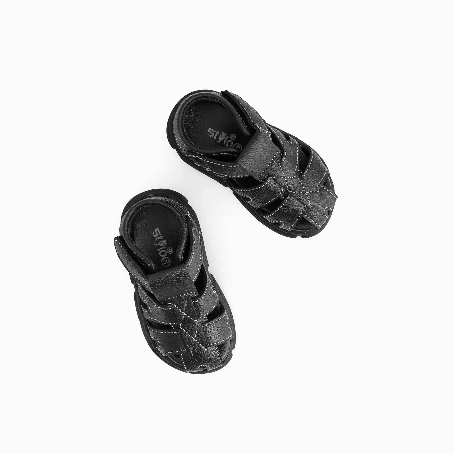 Sports Sandals Boys Black Formal Sandal KD4864