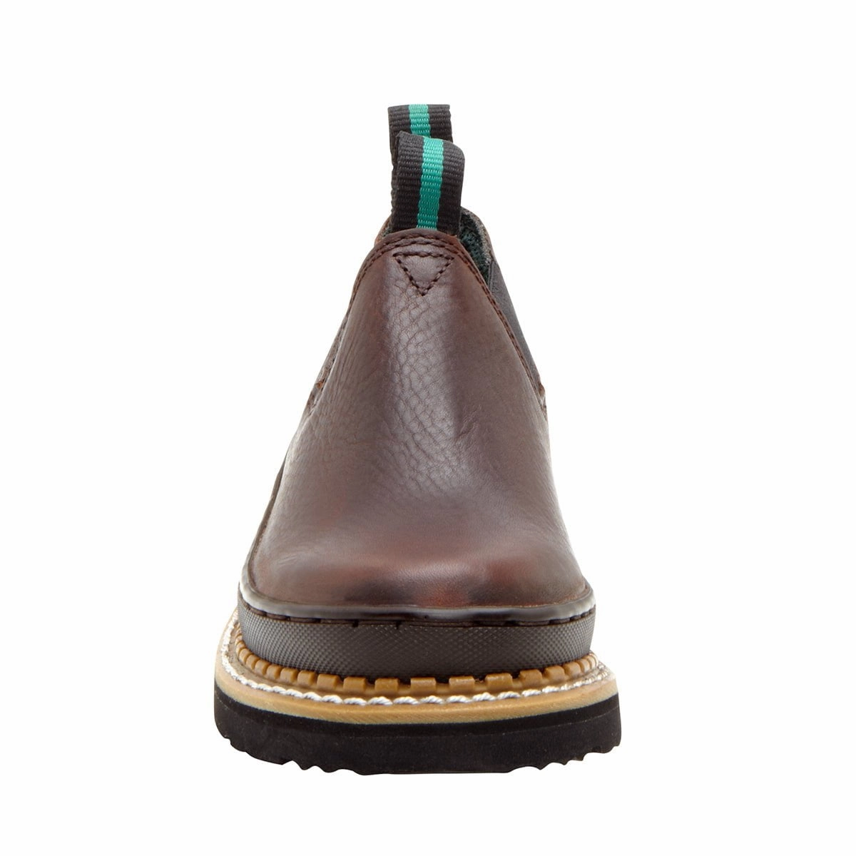 Davis Bell Boots Georgia Kids Boys Soggy Brown Leather Little Giant Romeo Slip On Shoes