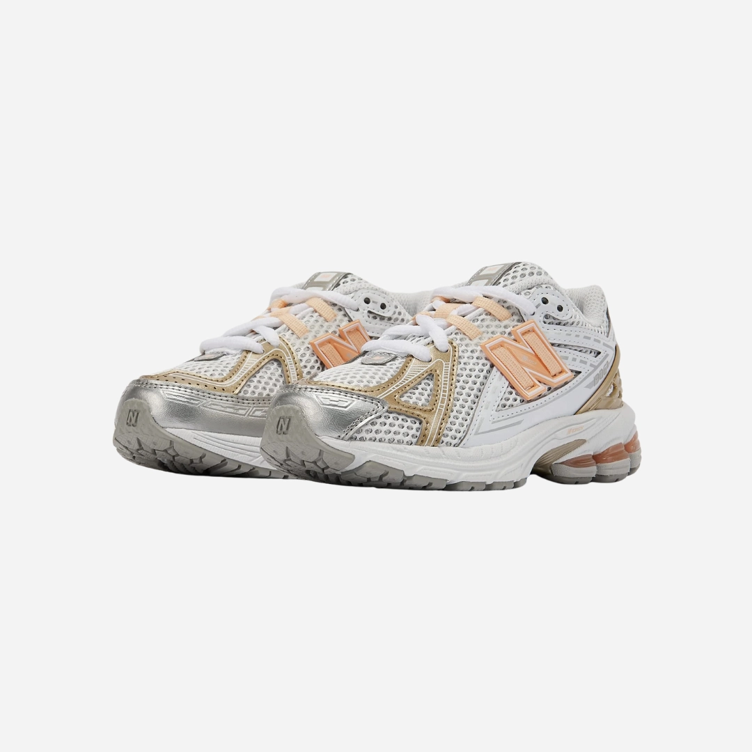 Running Shoes Size Ebay preschool new balance 1906 (silver metallic/peach bloom)