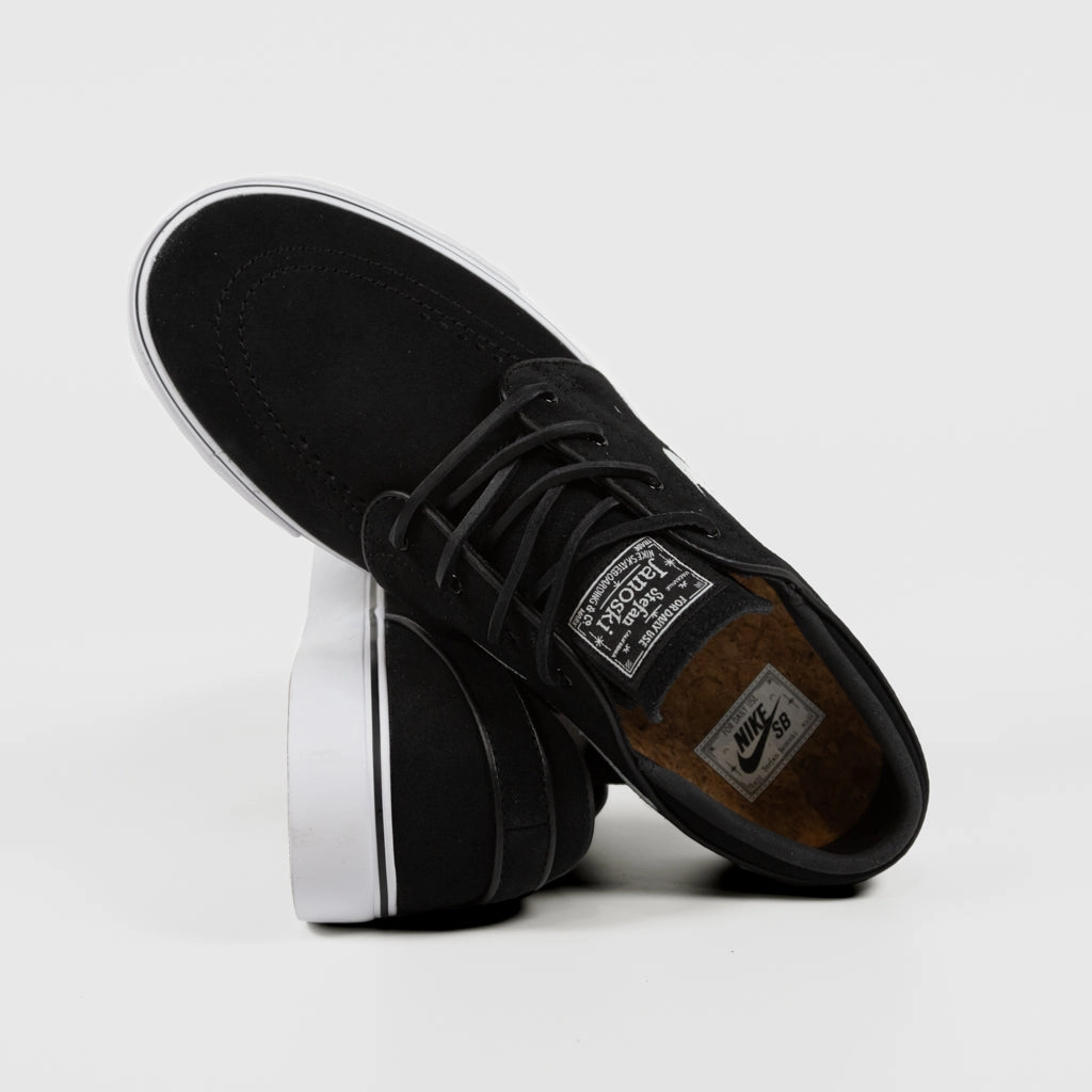 Forrest Gump Nike Shoe Nike SB - Stefan Janoski OG  Shoes - Black / White