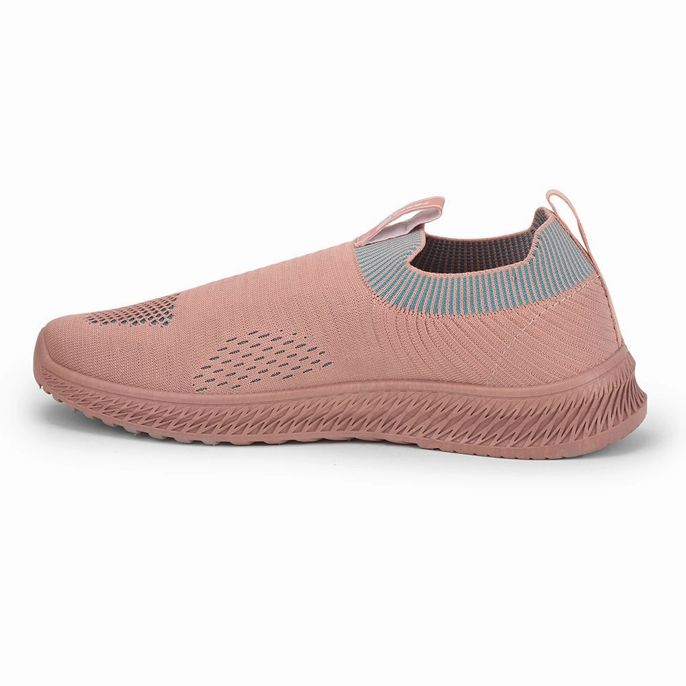 Under Armour Press 2 Training Shoes Force 10 Sports Non Lacing Shoe For Ladies (Peach) GRACE-4 By Liberty