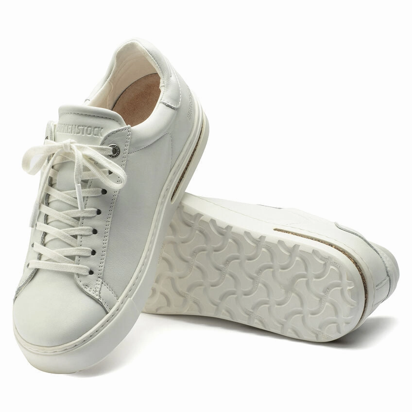 1017723 Bend Low Leather Sneaker White Rome Italy