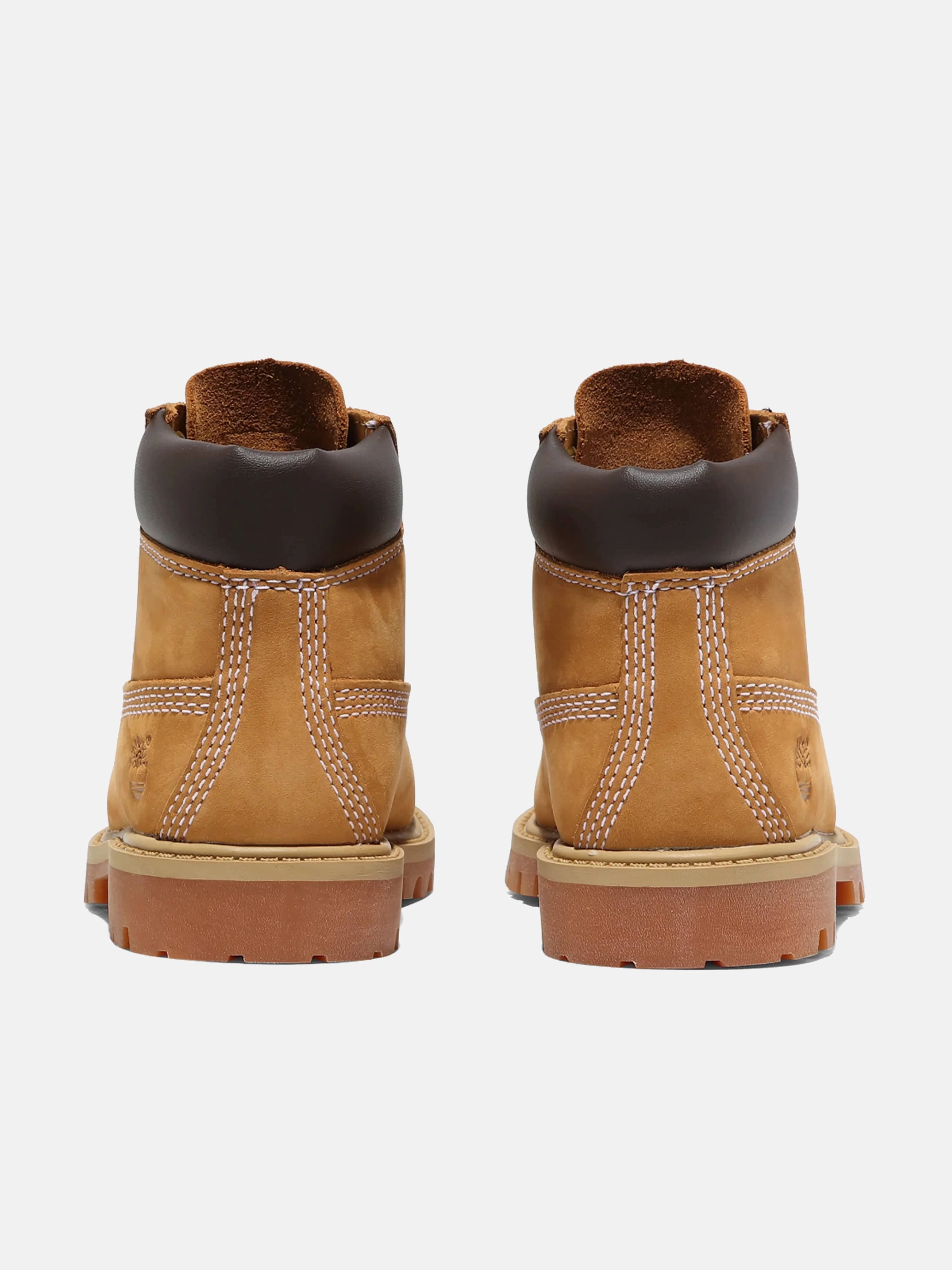 Timberland Kids 6 inch Lace-Up Waterproof Boots in Beige Cowboy Boots That Lace Up