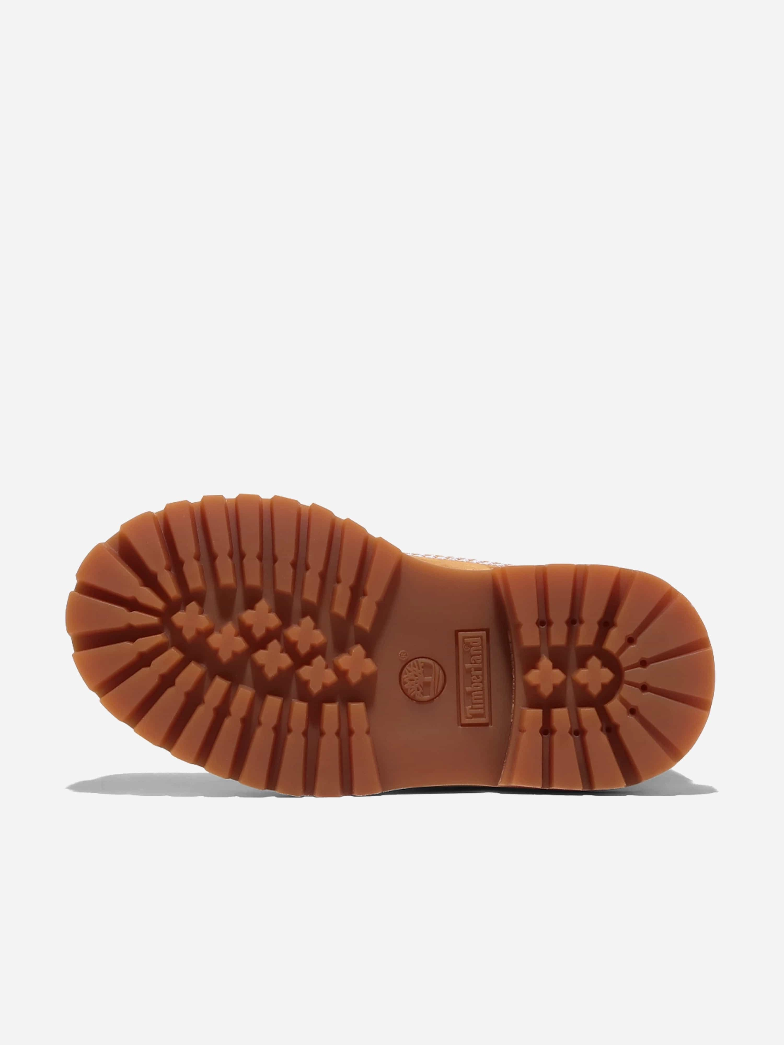 Barefoot Hiking Boots Timberland Kids 6 inch Lace-Up Waterproof Boots in Beige