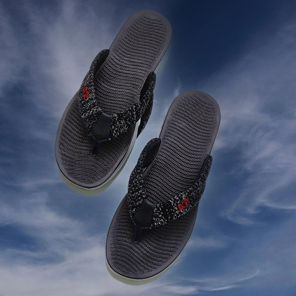 A-HA Casual Navy Blue Flip Flop For Women KIARA-1 By Liberty Flip Flops 3d Bears