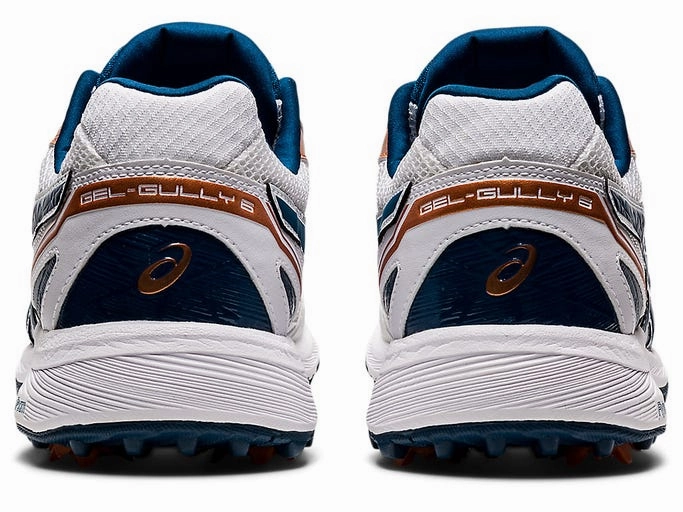 Asics Tennis Shoes Court Ff Novak Asics Men's Gel Gully 6 Cricket Shoe - White/Mako Blue