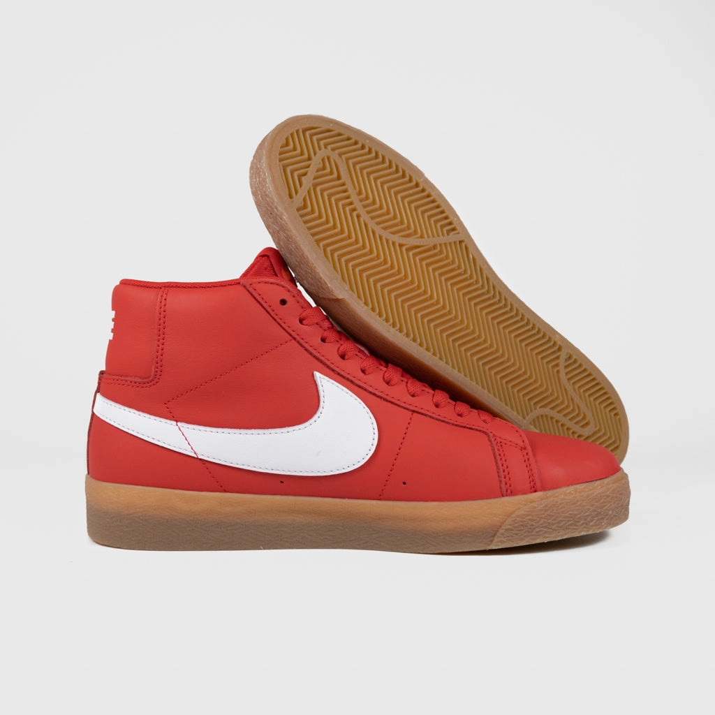 Nike Air Max Shoes Sale Nike SB - 'Orange Label' Blazer Mid Shoes - University Red / White - White