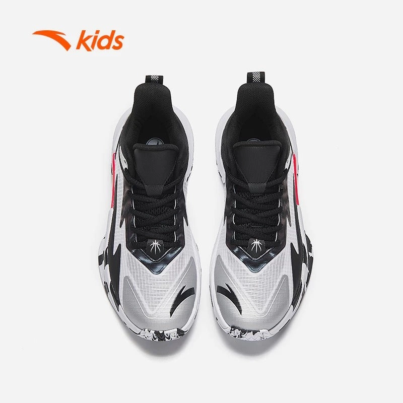 anta kids boys big kids basketball shoes -3125A1110-4 (kasut bola keranjang kanak lelaki) Skate Shoes Vegan