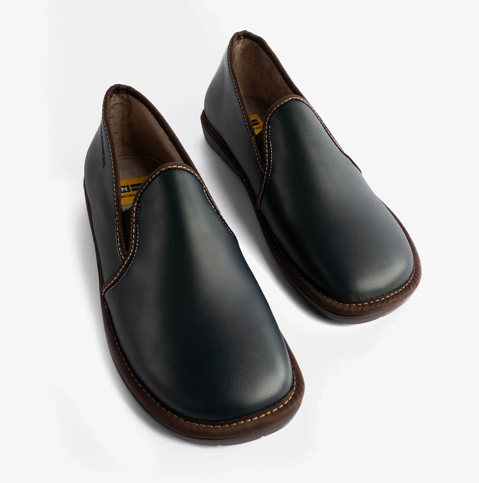 Nordikas 663 DUBLIN Mens Full Slippers Navy Dad Slippers