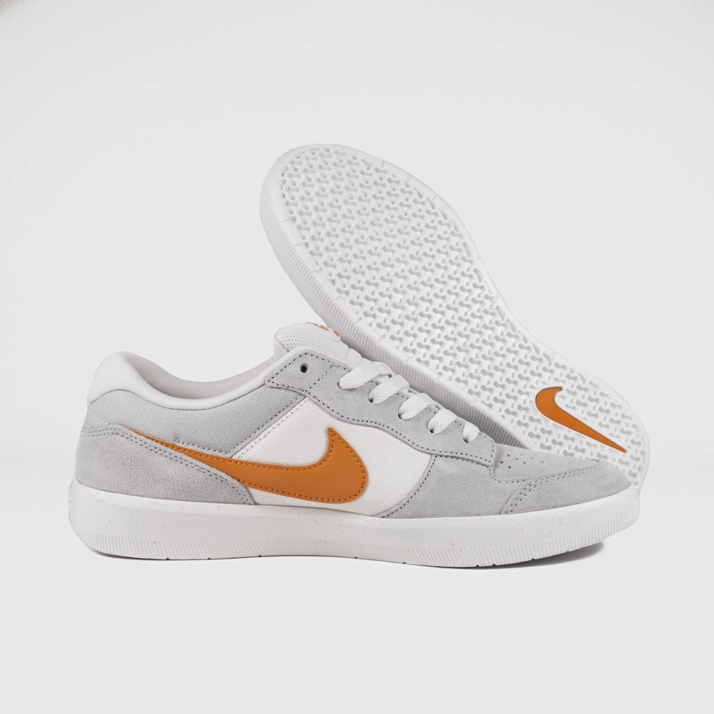 Nike SB - Force 58 Shoes - Platinum Tint / Monarch - Wolf Grey - Summit White Nike Bounce Shoes